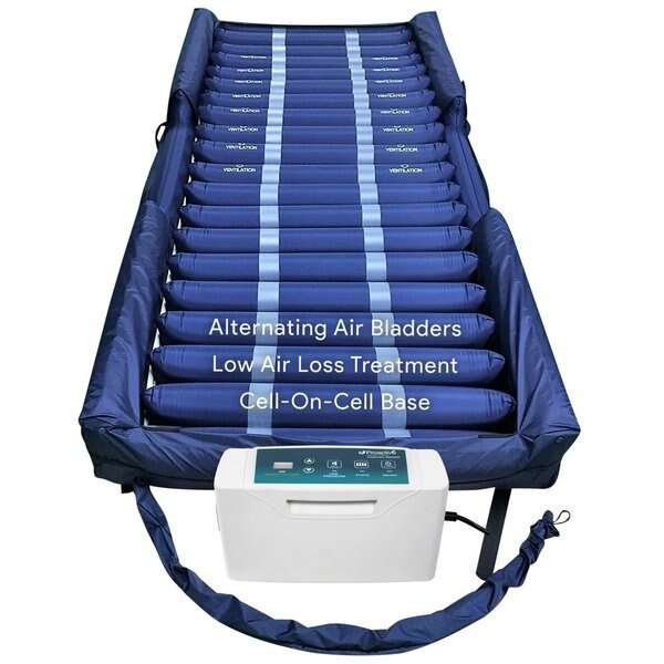 Mattress System w/Digital Pump, Raised Air Bolsters and Cell-On-Cell Support Base 36